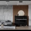 Phòng khách thiết kế chung cư bởi PTA Design